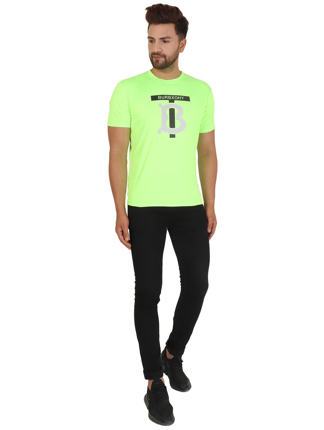 green chest print t-shirt - 17872857 - Zoom Image - 4