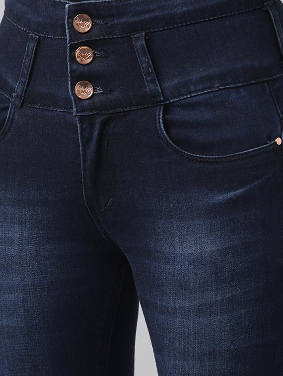 high rise stone washed jeans - 17872875 - Zoom Image - 5