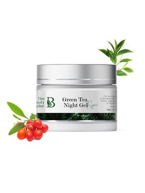 the beauty sailor green tea night gel cream - 50 gm + walnut, coffee & coconut face scrub - 100 gm - 17872905 - Standard Image - 2