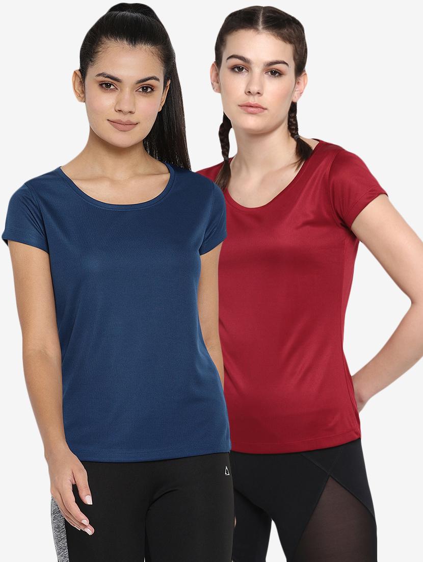 set of 2 round neck solid tee - 17873106 - Zoom Image - 1