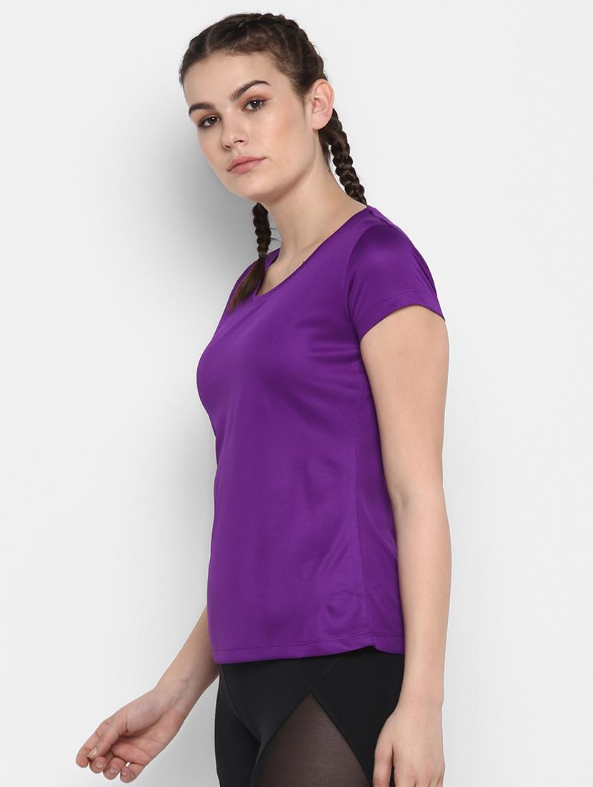 round neck solid tee - 17873176 - Zoom Image - 2