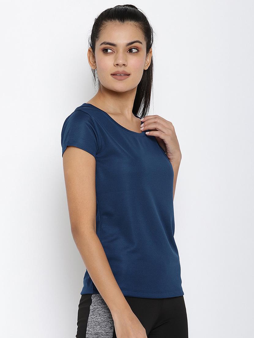 round neck solid tee - 17873181 - Zoom Image - 2
