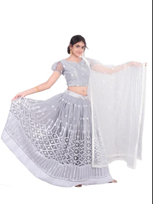 this beautiful party wear lehenga comes - 17873343 - Standard Image - 1