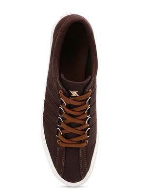 brown lace up sneaker - 17873396 - Standard Image - 4
