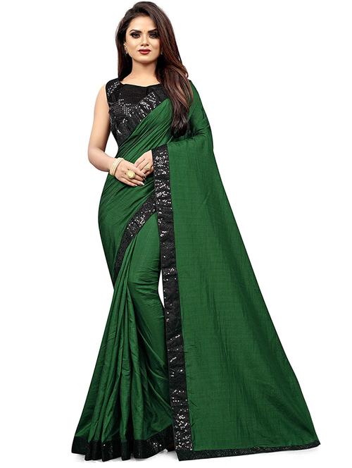 solid embroidered saree with blouse - 17873487 - Standard Image - 1