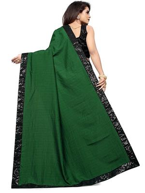 solid embroidered saree with blouse - 17873487 - Standard Image - 2