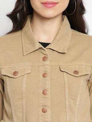 frayed hem cropped jacket - 17873493 - Standard Image - 5