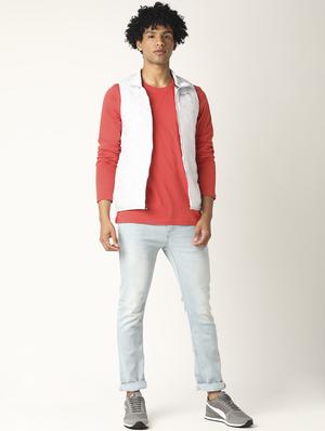 orange solid t-shirt - 17873753 - Standard Image - 4