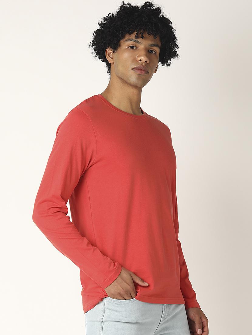 orange solid t-shirt - 17873753 - Zoom Image - 2