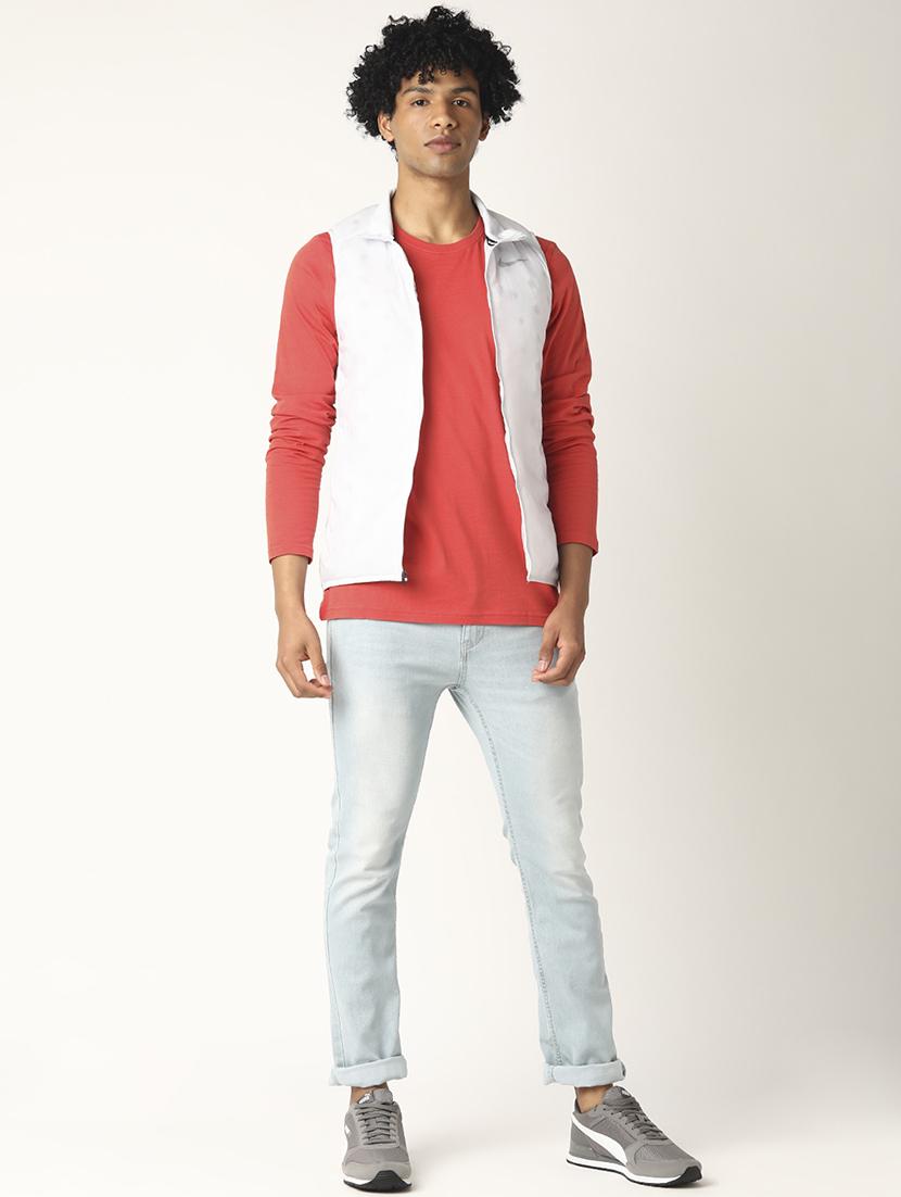 orange solid t-shirt - 17873753 - Zoom Image - 4