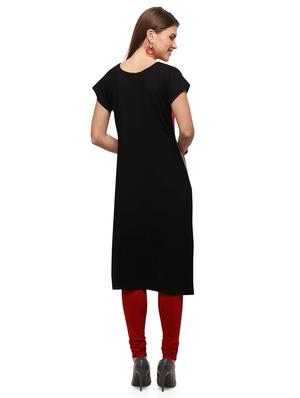 printed straight kurta - 17873905 - Standard Image - 3