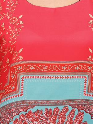 printed straight kurta - 17873905 - Standard Image - 4