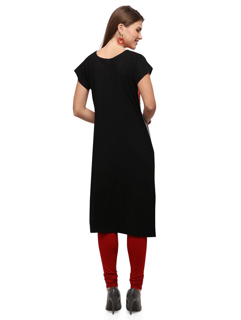 printed straight kurta - 17873905 - Zoom Image - 3