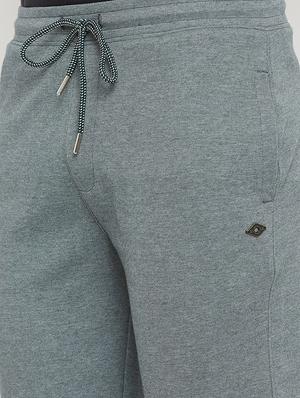 grey solid full length track pant - 17874039 - Standard Image - 5