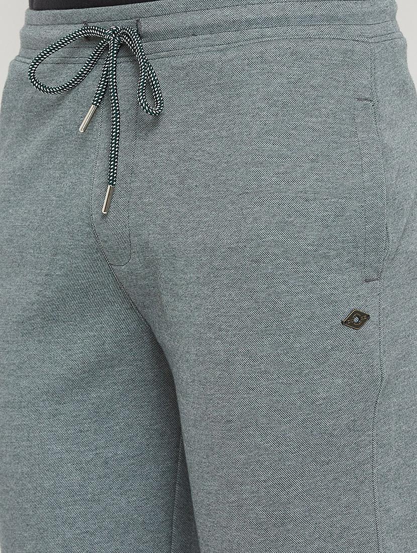 grey solid full length track pant - 17874039 - Zoom Image - 5