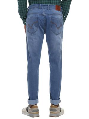 blue light washed denim jeans - 17874267 - Standard Image - 3