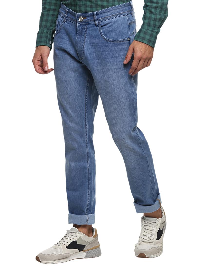 blue light washed denim jeans - 17874267 - Zoom Image - 2