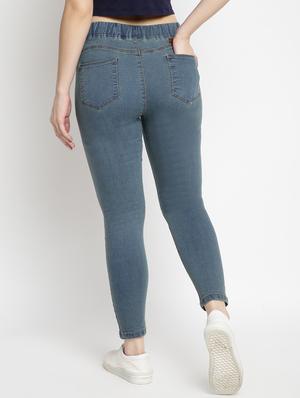 mid rise solid jegging - 17874605 - Standard Image - 3