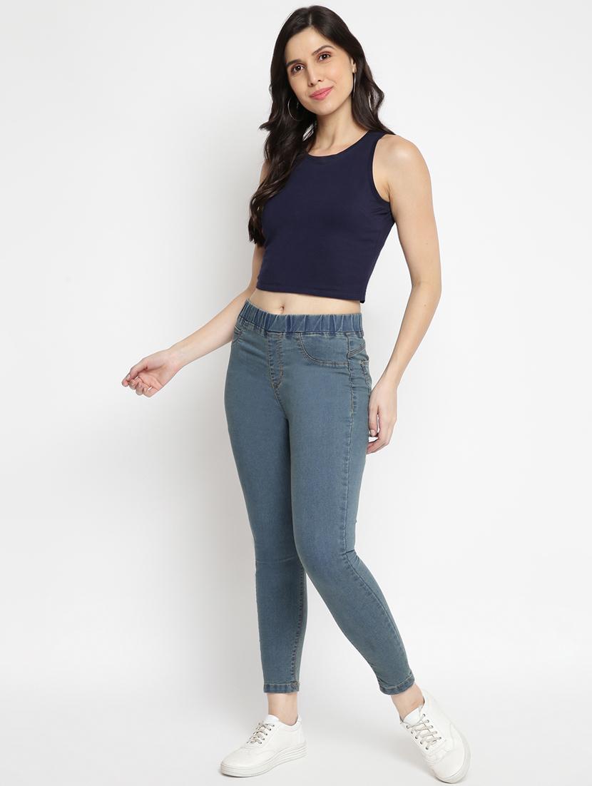 mid rise solid jegging - 17874605 - Zoom Image - 4