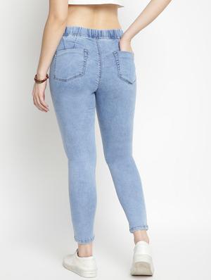 mid rise solid jegging - 17874606 - Standard Image - 3