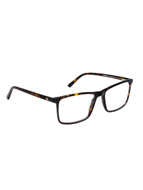 david blake full rim rectangular brown women frame - 17874646 - Standard Image - 1