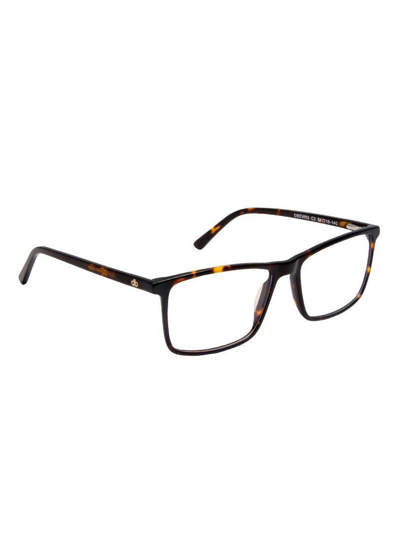david blake full rim rectangular brown women frame - 17874646 - Zoom Image - 1