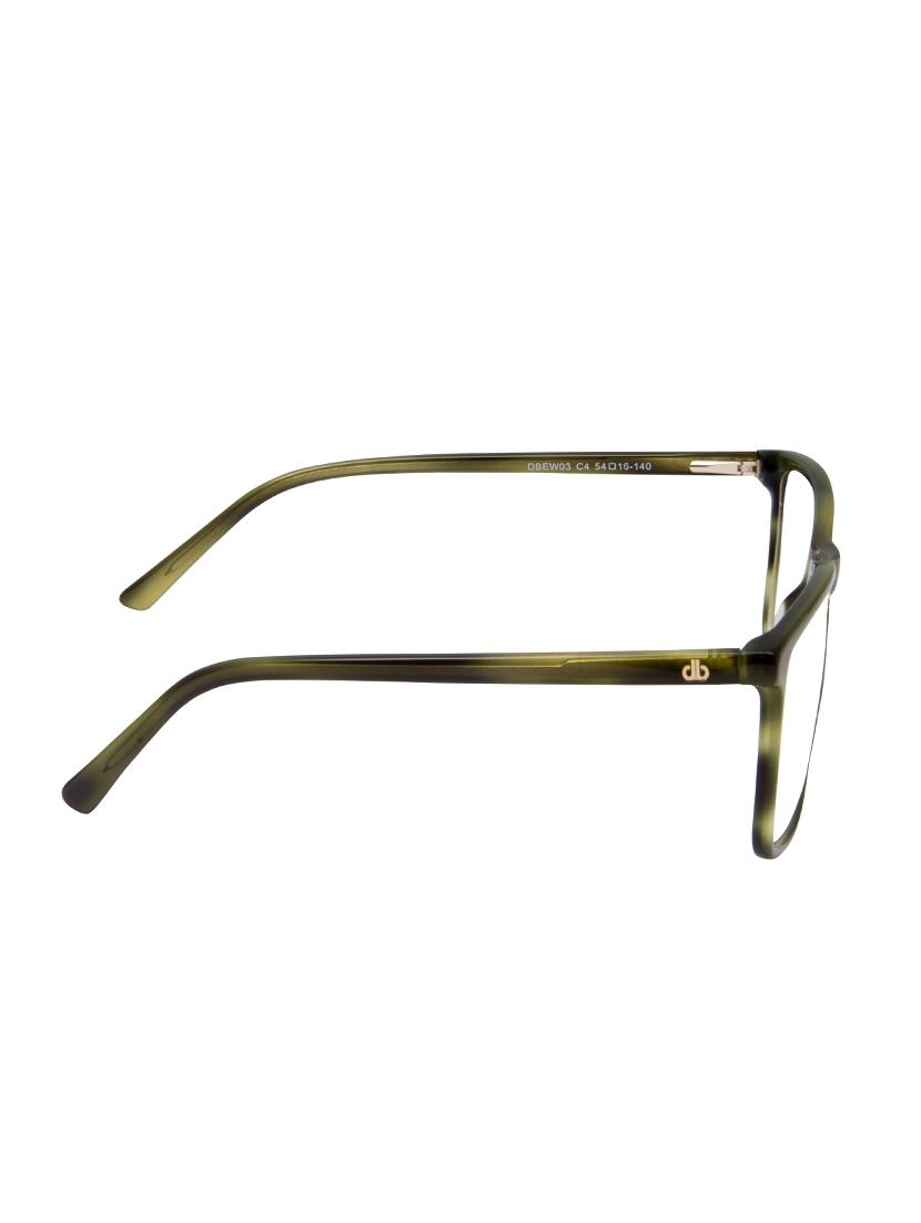 david blake full rim rectangular green women frame - 17874648 - Zoom Image - 3