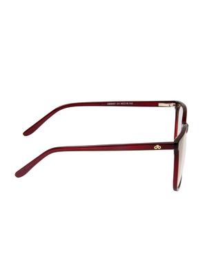david blake full rim wayfarer maroon women frame - 17874762 - Standard Image - 3