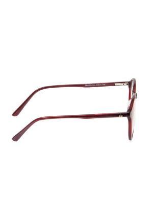 david blake full rim round maroon women frame - 17874763 - Standard Image - 3