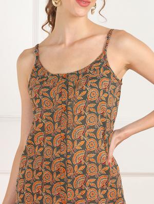 printed straight kurta - 17874918 - Standard Image - 4