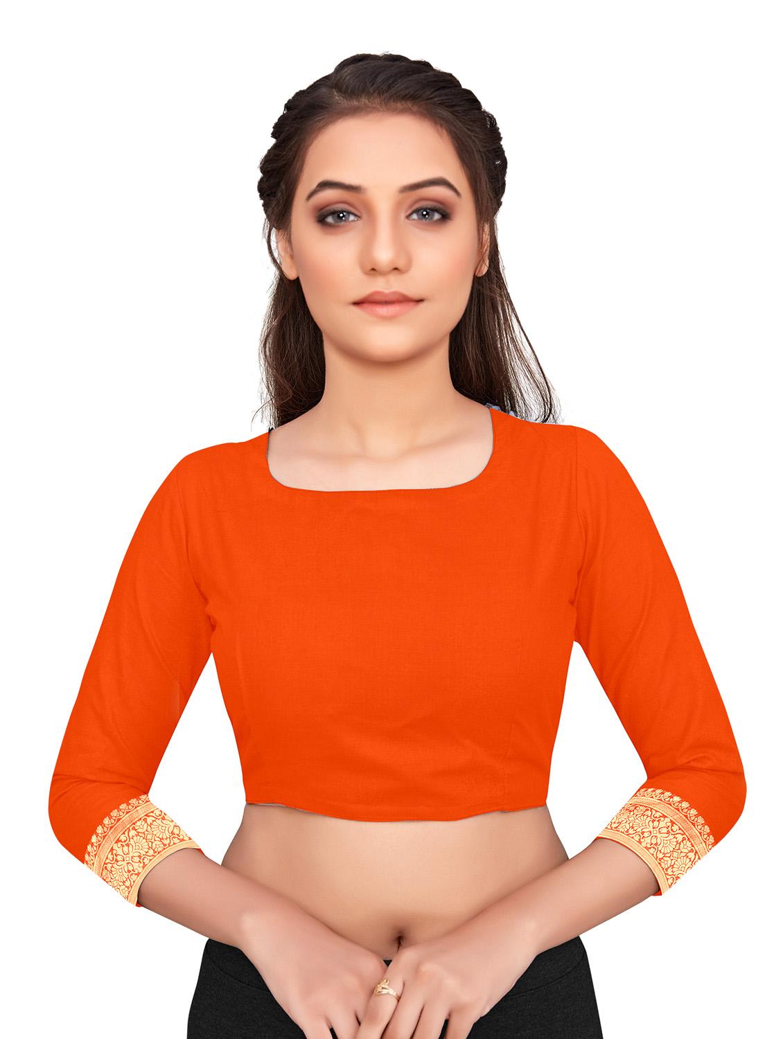 jacquard work banarasi saree with blouse - 17875076 - Zoom Image - 2