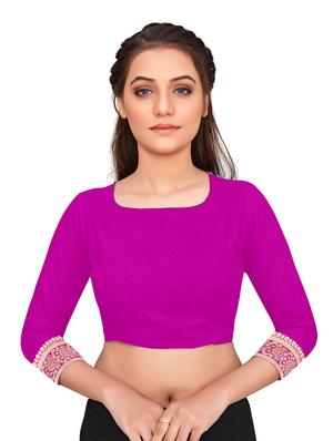 jacquard work banarasi saree with blouse - 17875082 - Standard Image - 2