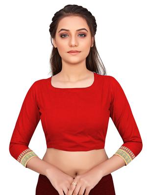 jacquard work banarasi saree with blouse - 17875093 - Standard Image - 3