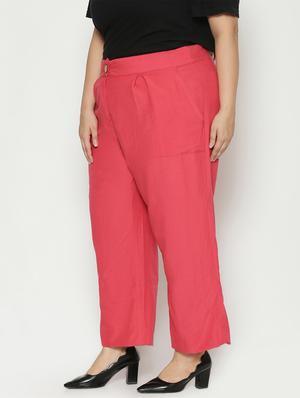 mid rise flat front trousers trouser - 17875181 - Standard Image - 2