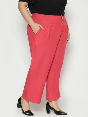 mid rise flat front trousers trouser - 17875181 - Standard Image - 3