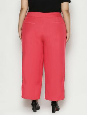 mid rise flat front trousers trouser - 17875181 - Standard Image - 4