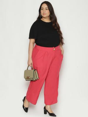 mid rise flat front trousers trouser - 17875181 - Standard Image - 5