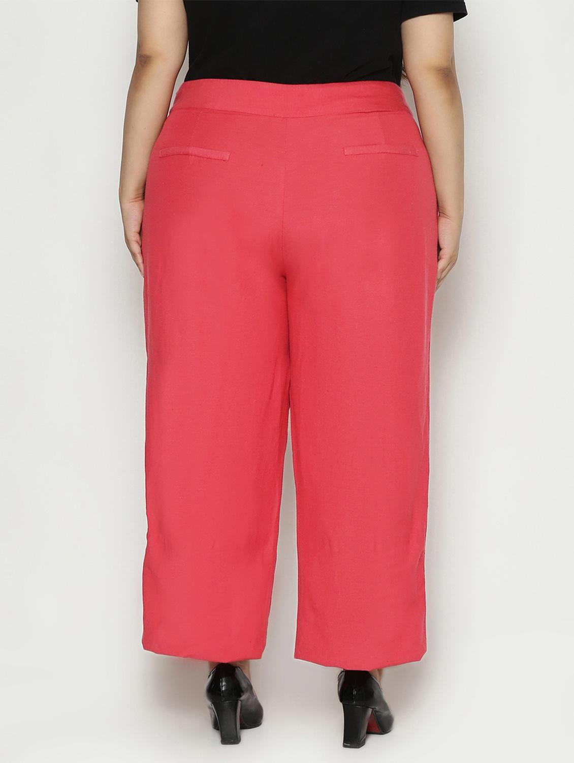 mid rise flat front trousers trouser - 17875181 - Zoom Image - 4