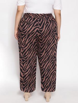 mid rise flat front trousers trouser - 17875182 - Standard Image - 4