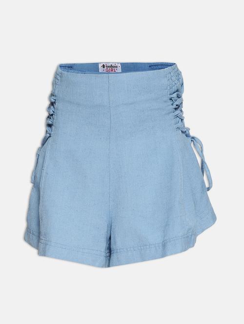 blue solid short - 17875331 - Standard Image - 1