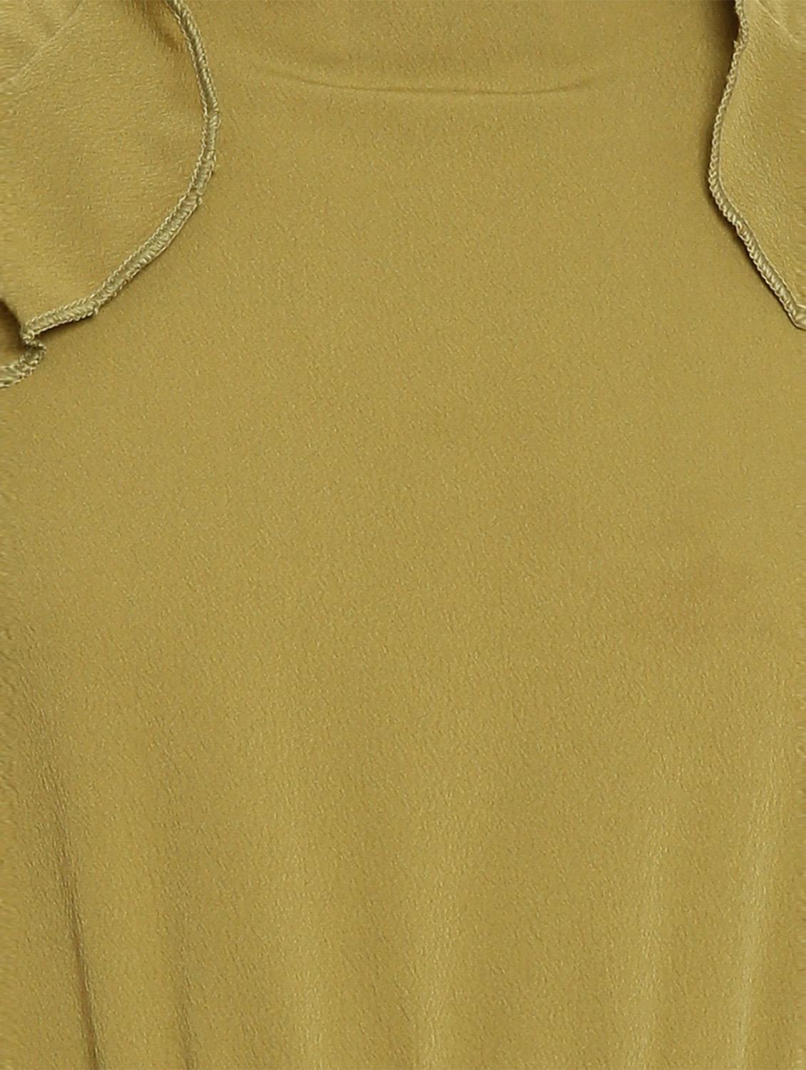 olive green solid full length jumpsuit - 17875340 - Zoom Image - 3