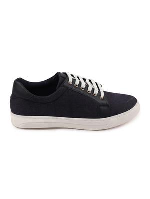 blue denim lace up sneakers - 17881864 - Standard Image - 2