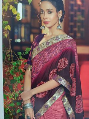 beautiful print saree - 17882700 - Standard Image - 2