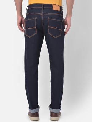dark blue plain denim jeans - 17882864 - Standard Image - 3
