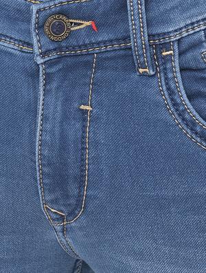 blue light washed denim jeans - 17882872 - Standard Image - 5
