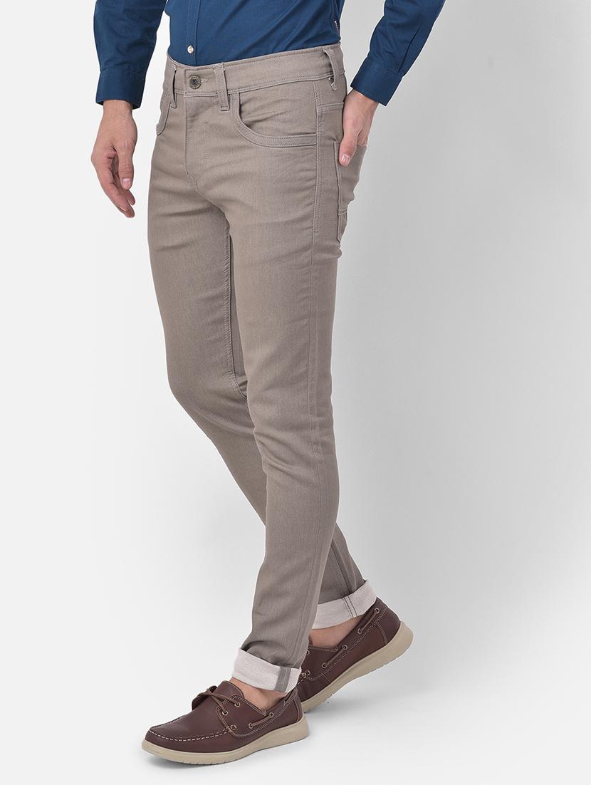 brown light washed denim jeans - 17882874 - Zoom Image - 2