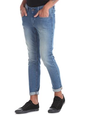 blue light washed denim jeans - 17882991 - Standard Image - 2