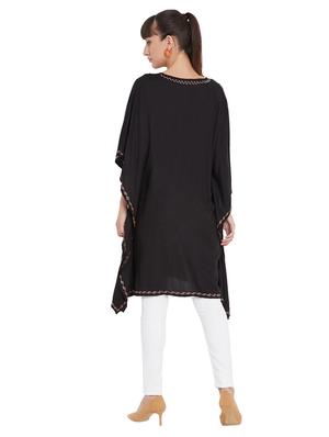 embroidered detail kaftan tunic - 17883617 - Standard Image - 3