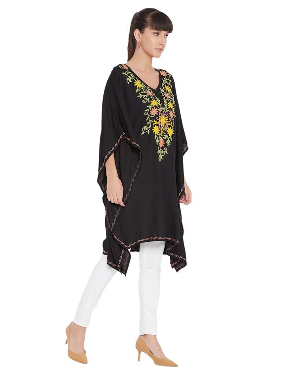 embroidered detail kaftan tunic - 17883617 - Zoom Image - 2