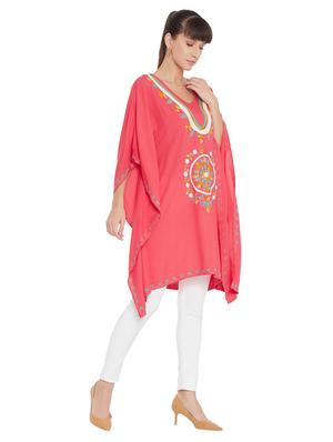 embroidered detail kaftan tunic - 17883618 - Standard Image - 2